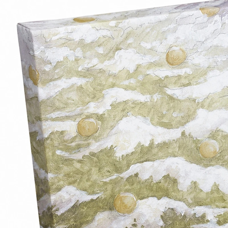 Festive Sheep Christmas Canvas Art Print