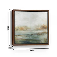 A Quiet Place Framed Canvas Art Print
