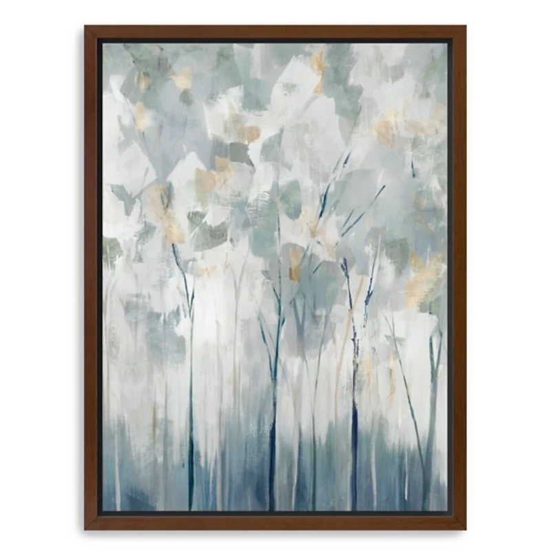 Blue Forest Adventure I Framed Canvas Art Print