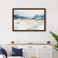 Gleaming Basin Framed Canvas Art Print