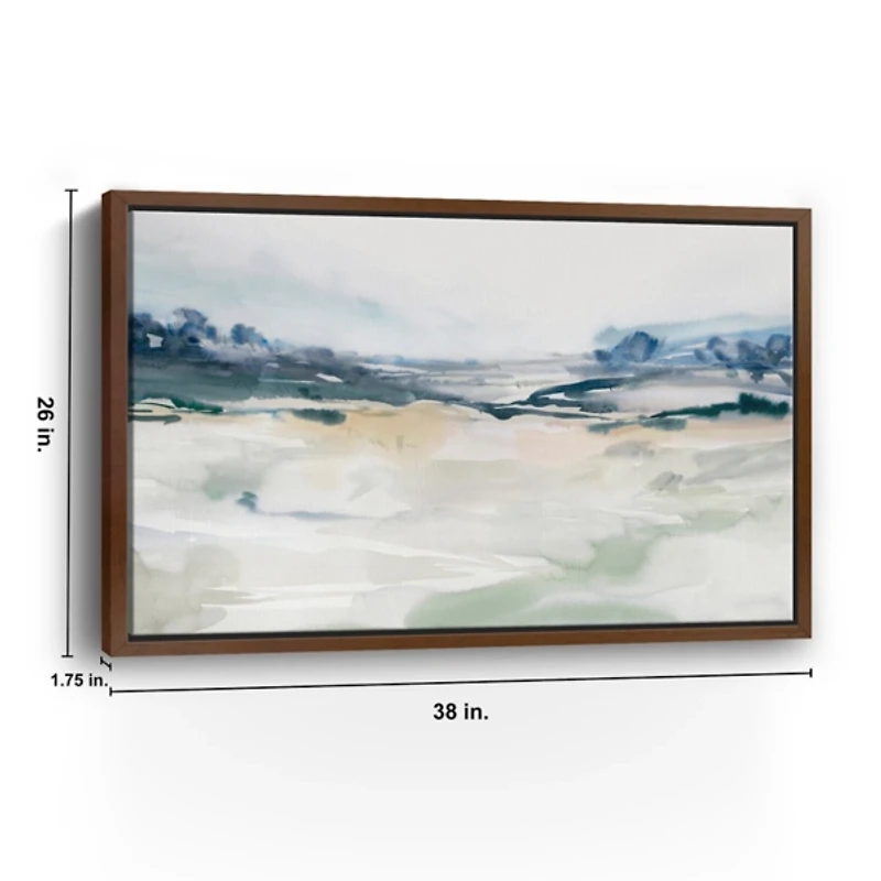 Gleaming Basin Framed Canvas Art Print