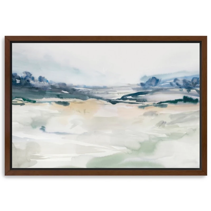 Gleaming Basin Framed Canvas Art Print