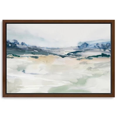 Gleaming Basin Framed Canvas Art Print