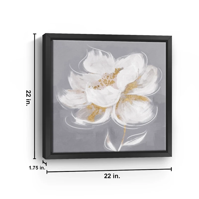 Devine Bloom Framed Canvas Art Print
