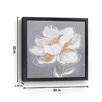 Devine Bloom Framed Canvas Art Print