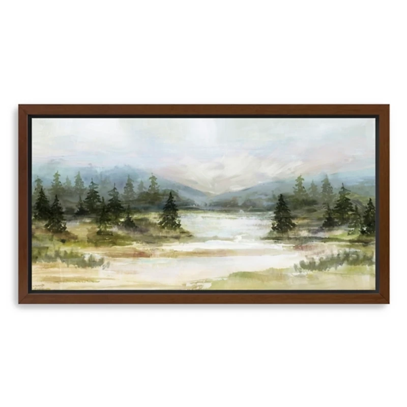River View Framed Canvas Art Print, 22x42