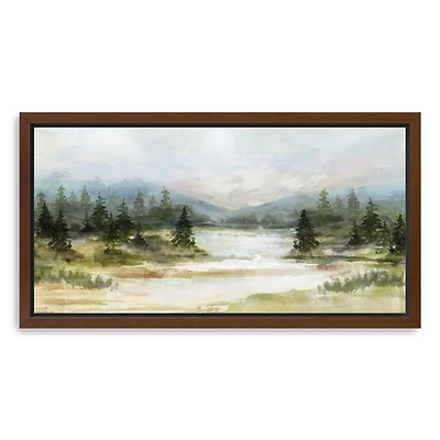 River View Framed Canvas Art Print, 22x42