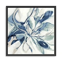 Blue Halcyon Framed Canvas Art Print