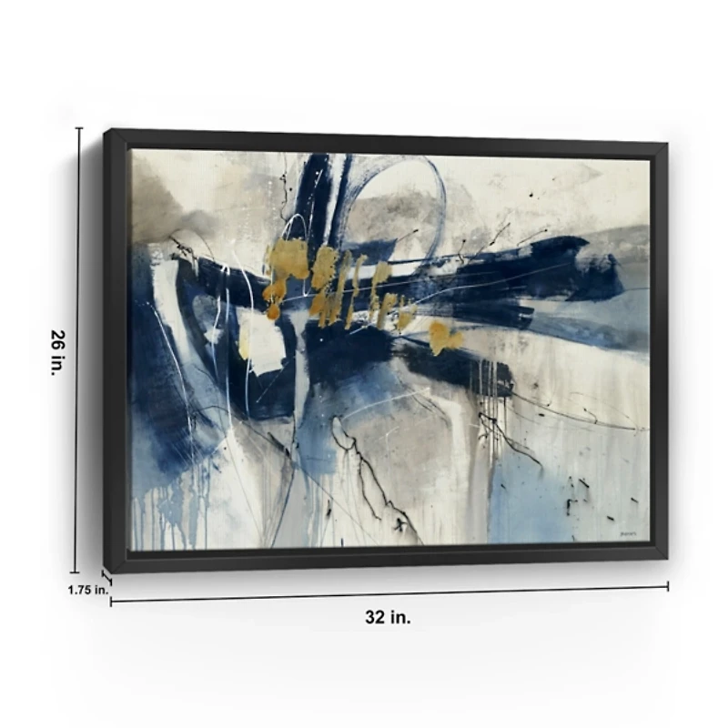 The Weaver Framed Canvas Art Print