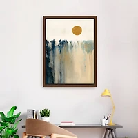 Equilibrium Framed Canvas Art Print