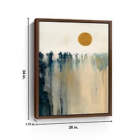 Equilibrium Framed Canvas Art Print