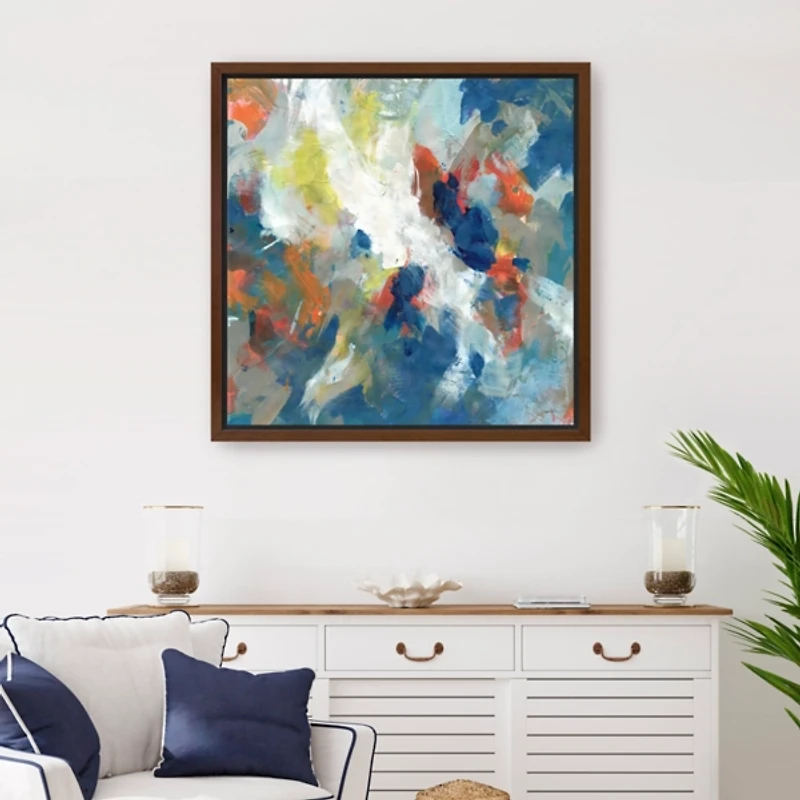 Levee Framed Giclee Canvas Art Print