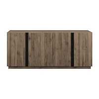 Gray Brown Modern 2-Door Sideboard