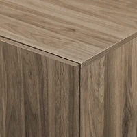 Gray Brown Modern 2-Door Sideboard