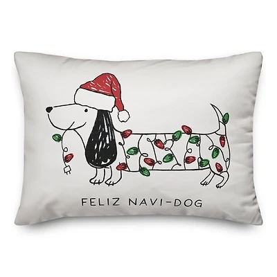 Feliz Navi-Dog Lumbar Pillow