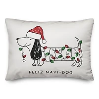 Feliz Navi-Dog Lumbar Pillow