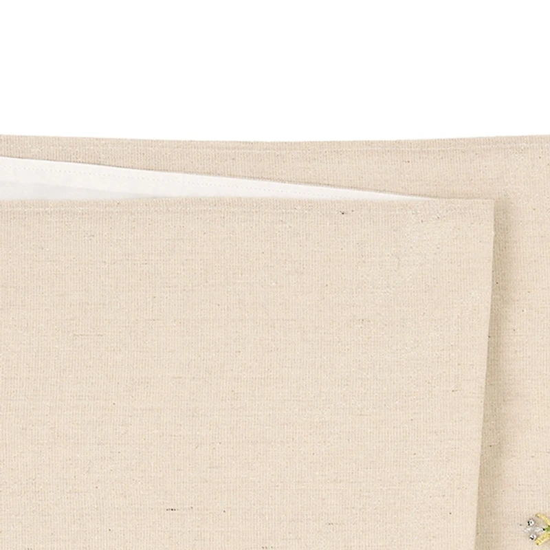 Bead Embroidered Trees Table Runner