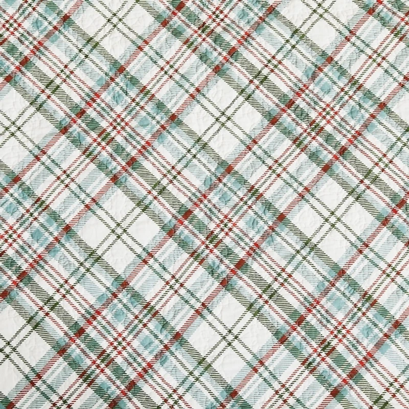 Holly and Pinecone Reversible Table Runner