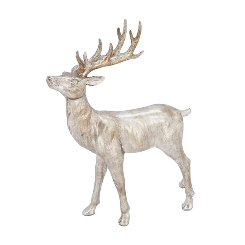 Silver Donner Reindeer Figurine