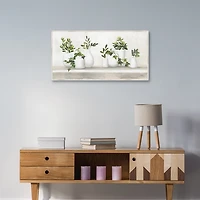 Plant Shelf Life Framed Canvas Art Print