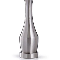Silver Metal Taper Table Lamp