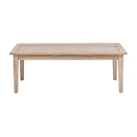Natural Acacia Wood Slatted Outdoor Coffee Table