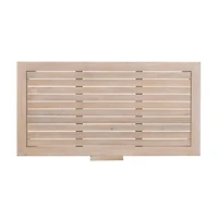Natural Acacia Wood Slatted Outdoor Coffee Table