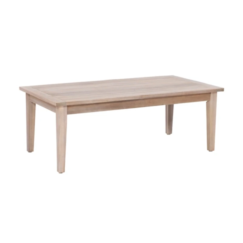 Natural Acacia Wood Slatted Outdoor Coffee Table