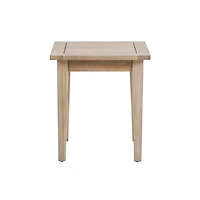 Natural Acacia Wood Slatted Outdoor Side Table
