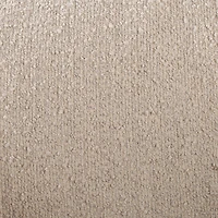 Round Sand Boucle Swivel Accent Chair