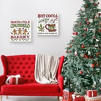 North Pole Gingerbread Cocoa 2-pc. Art Set