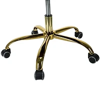 Brown and White Upholstered Cow Print Office Chair