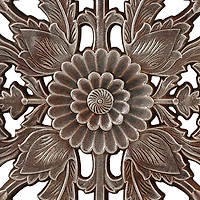 Bronze Madison Park Floral Wall Plaques, Set of 2