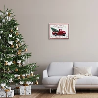 Believe in the Magic Truck Canvas Wall Plaque