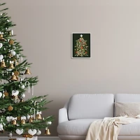 Candy Cane Tree Framed Art Print