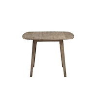 Brown Wood Drop Leaf Table 3-pc. Dining Set