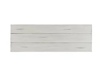 Antique Whitewashed Wood Dining Bench