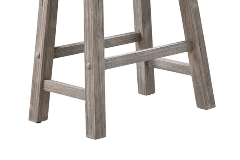 Storm Gray Sonoma Saddle Counter Stools, Set of 2