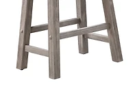Storm Gray Sonoma Saddle Counter Stools, Set of 2