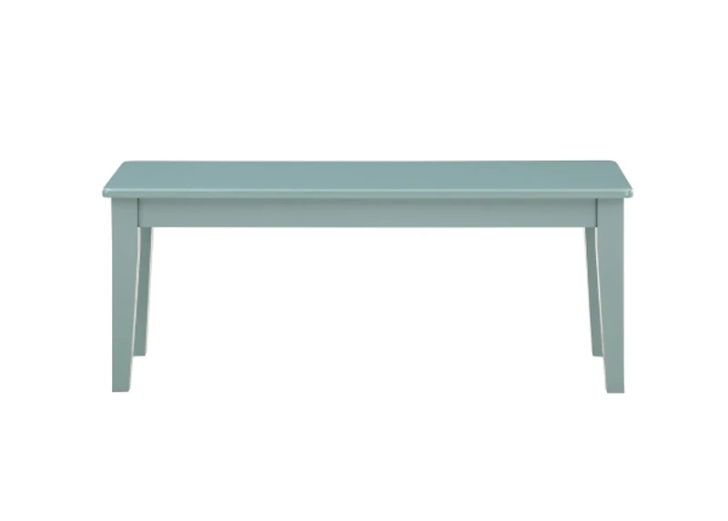 Turquoise Wood Classic Farmhouse Bench