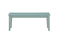 Turquoise Wood Classic Farmhouse Bench