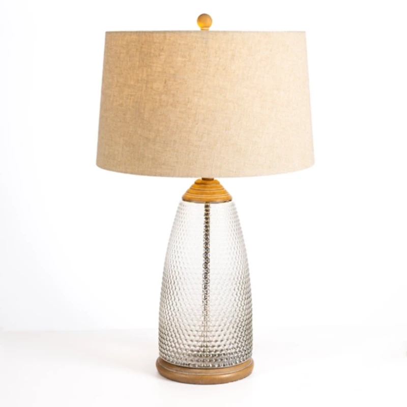 Hobnail Glass Table Lamp