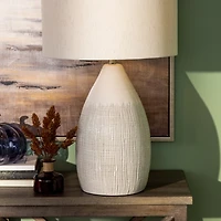 Luca Cream Ceramic Table Lamp