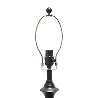 Simple Bronze Metal 3-pc. Floor and Table Lamp Set