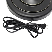 Simple Bronze Metal 3-pc. Floor and Table Lamp Set