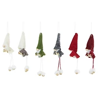 Gnomes with Stars Ornaments, Set of 6