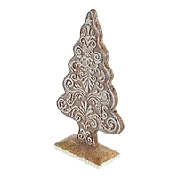 Glitter Gingerbread Christmas Tree