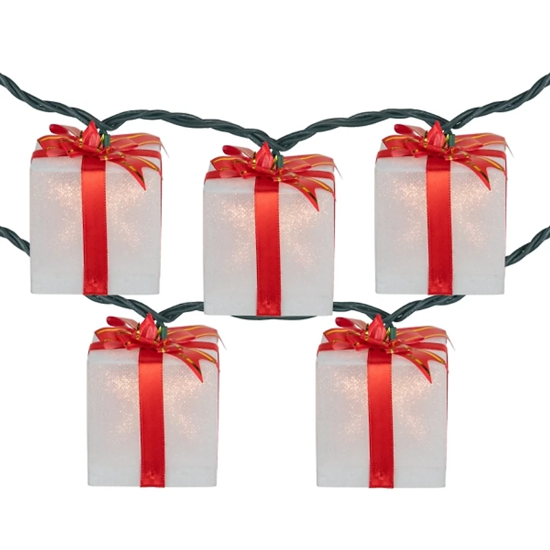 Wrapped Christmas Gifts 10-pc. String Lights