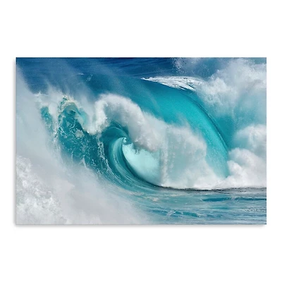 When the Ocean Turns into Blue Canvas Art Print