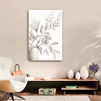 Neutral Potted Plant Canvas Art Print